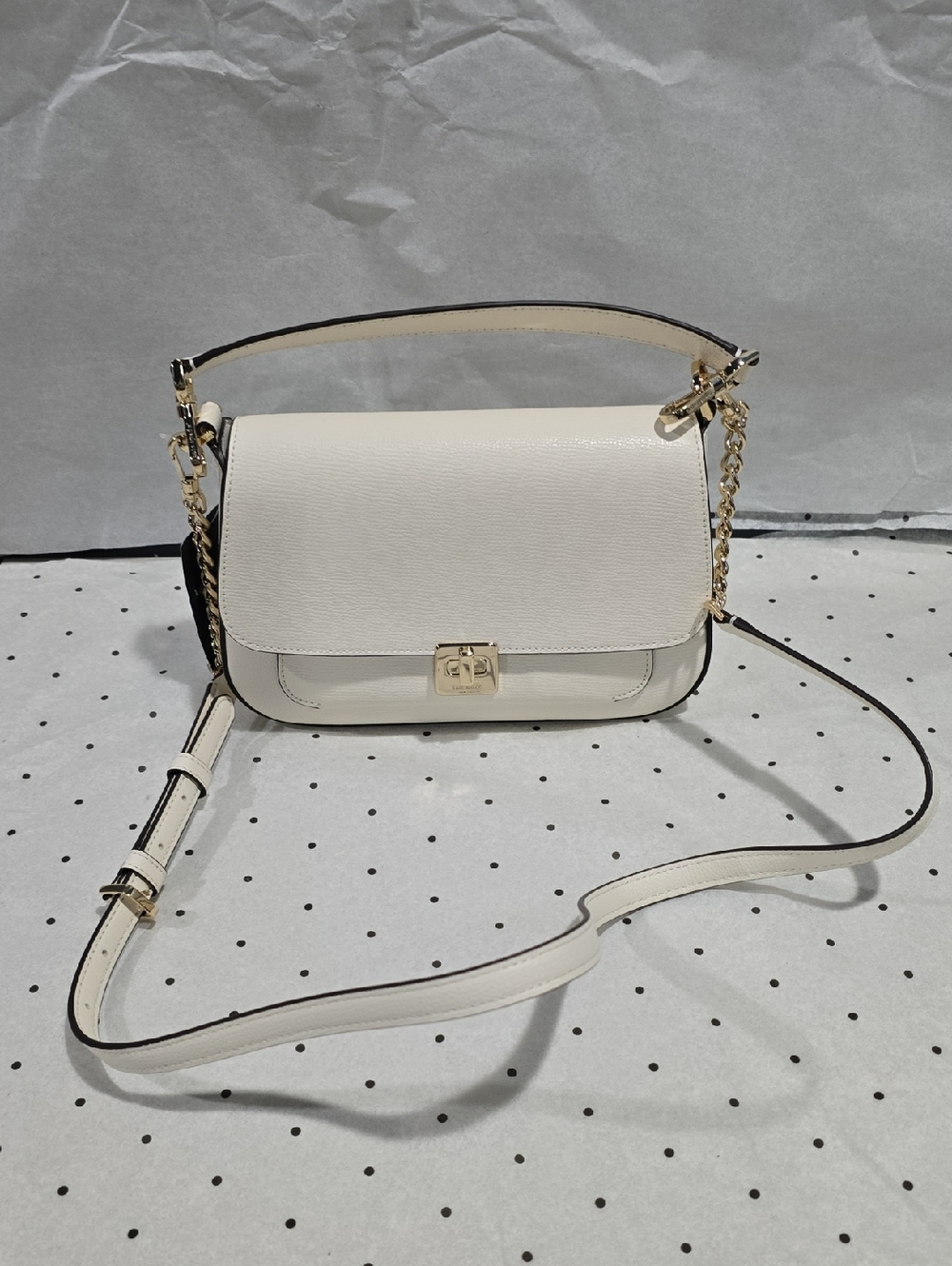 Kate Spade Phoebe Small Flap Crossbody, Meringue - Picture 7 of 9